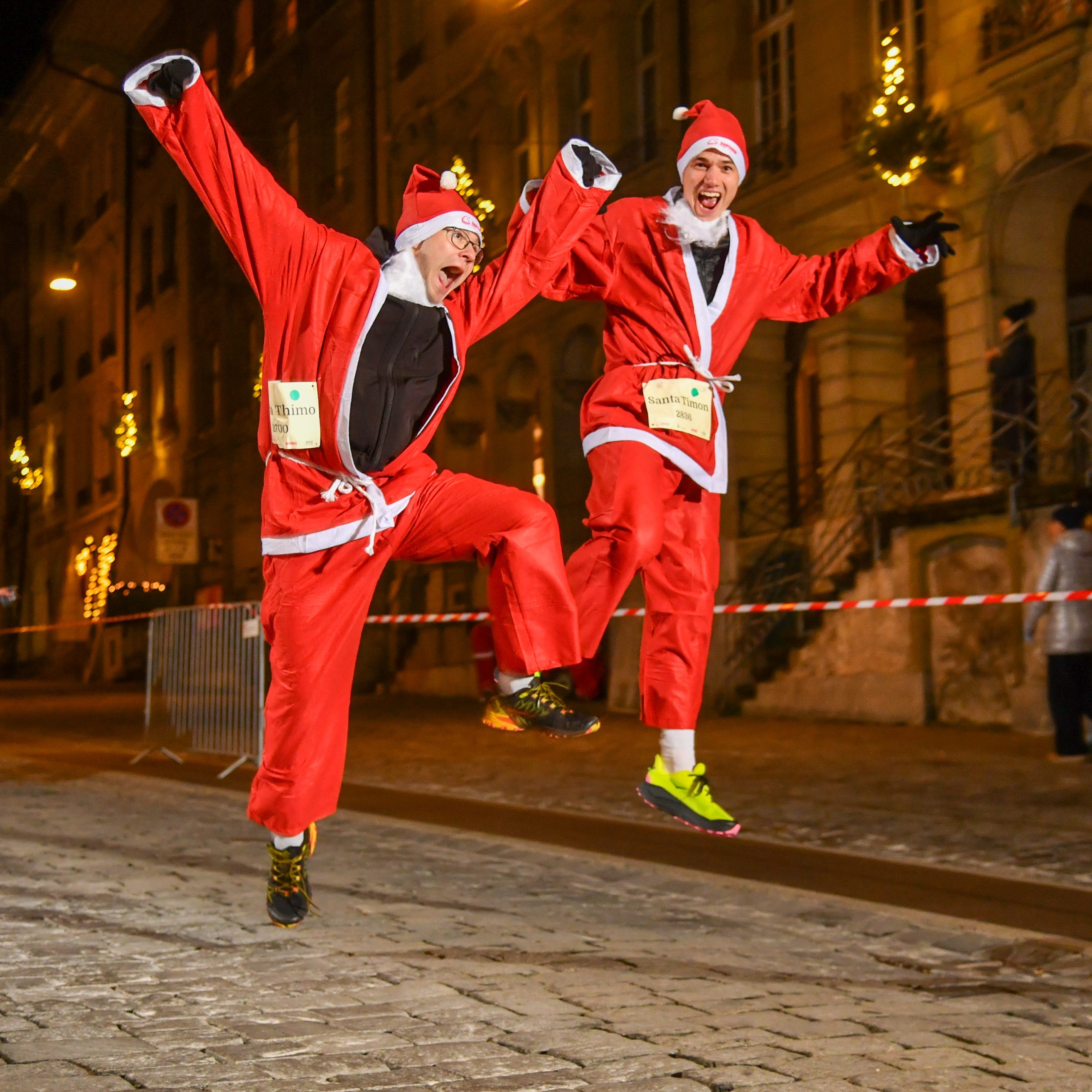 Santa-Run Bern with my colleague