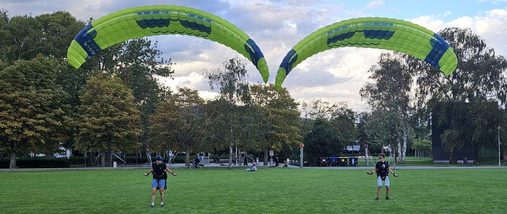 Line Groundhandling with my brother