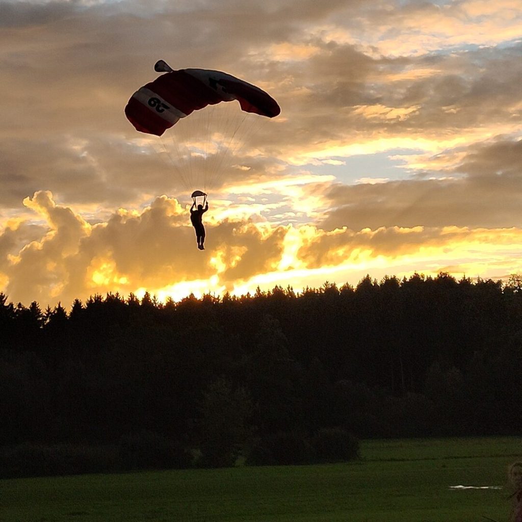 Evening flight in the SPHAIR course 1 in Lucerne