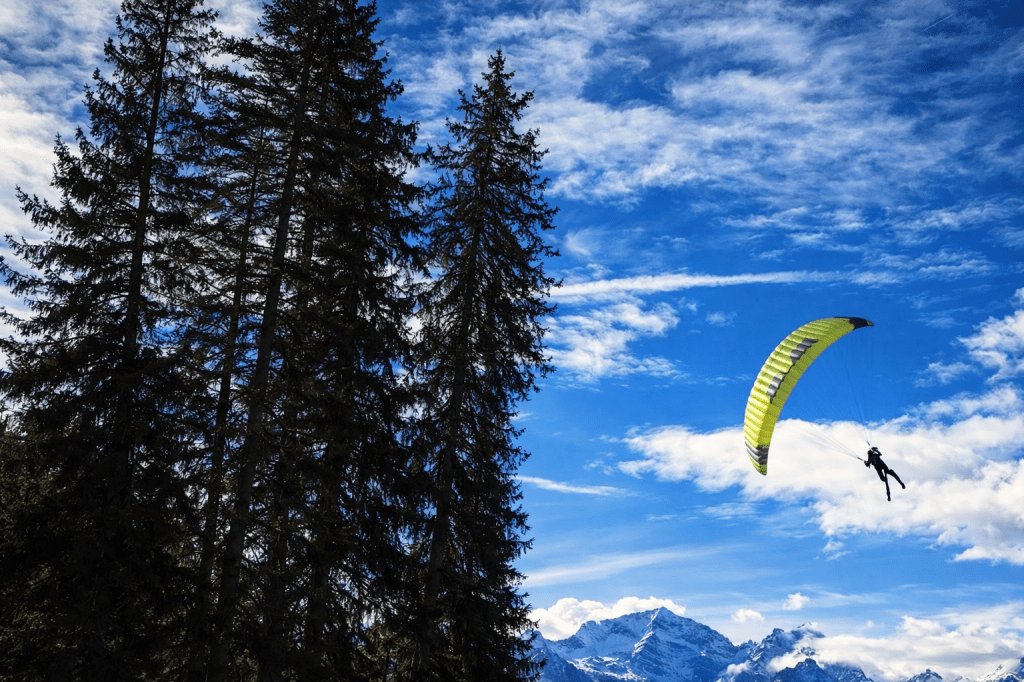 Speedflying course in Meiringen, Switzerland